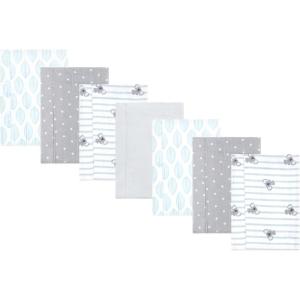 imageHudson Baby Cotton Flannel Burp Cloths 7Pack Koala Stripe One Size
