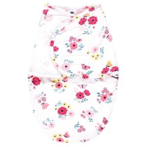 imageHudson Baby Infant Boy Plush Faux Fur Swaddle Wrap Sea Characters 03 MonthsButterfly Floral