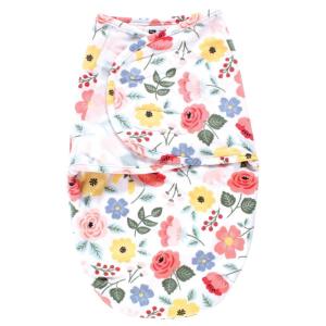 imageHudson Baby Infant Boy Plush Faux Fur Swaddle Wrap Sea Characters 03 MonthsModern Botanical