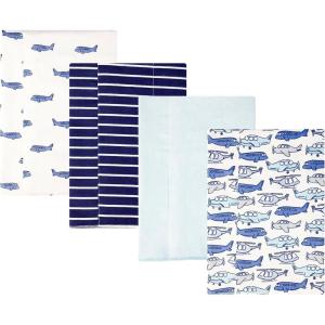 imageHudson Baby Unisex Baby Cotton Flannel Burp Cloths One SizeBorn to Fly