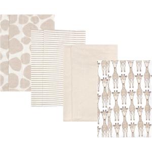 imageHudson Baby Unisex Baby Cotton Flannel Burp Cloths One SizeGiraffe