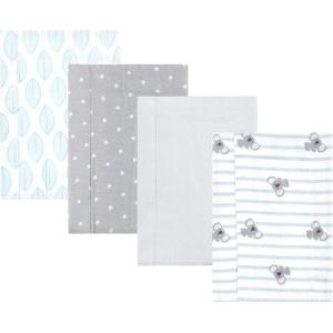 imageHudson Baby Unisex Baby Cotton Flannel Burp Cloths One SizeKoala Stripe