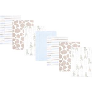 imageHudson Baby Unisex Baby Cotton Flannel Burp Cloths One SizeModern Safari Friends
