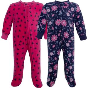 imageHudson Baby Unisex Baby Fleece Sleep and PlayBotanical