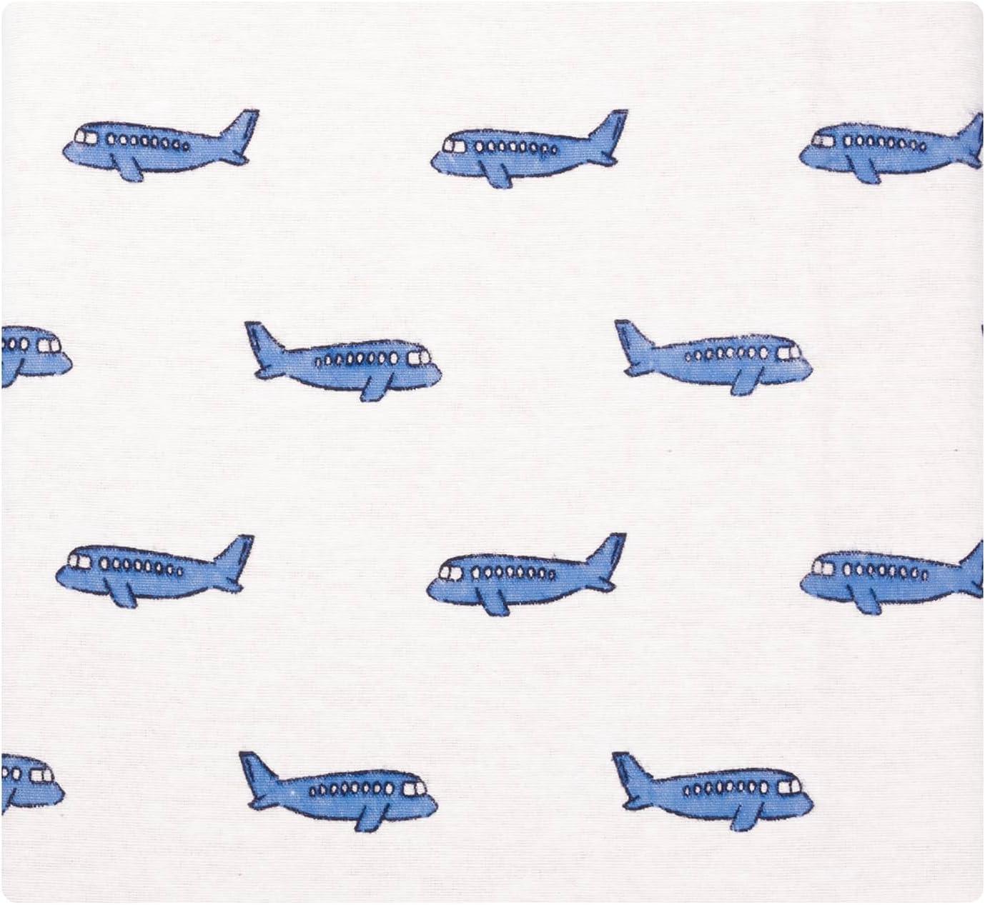 imageHudson Baby Infant Boys Cotton Flannel Receiving Blankets 7Pack Bundle Born To Fly One Size