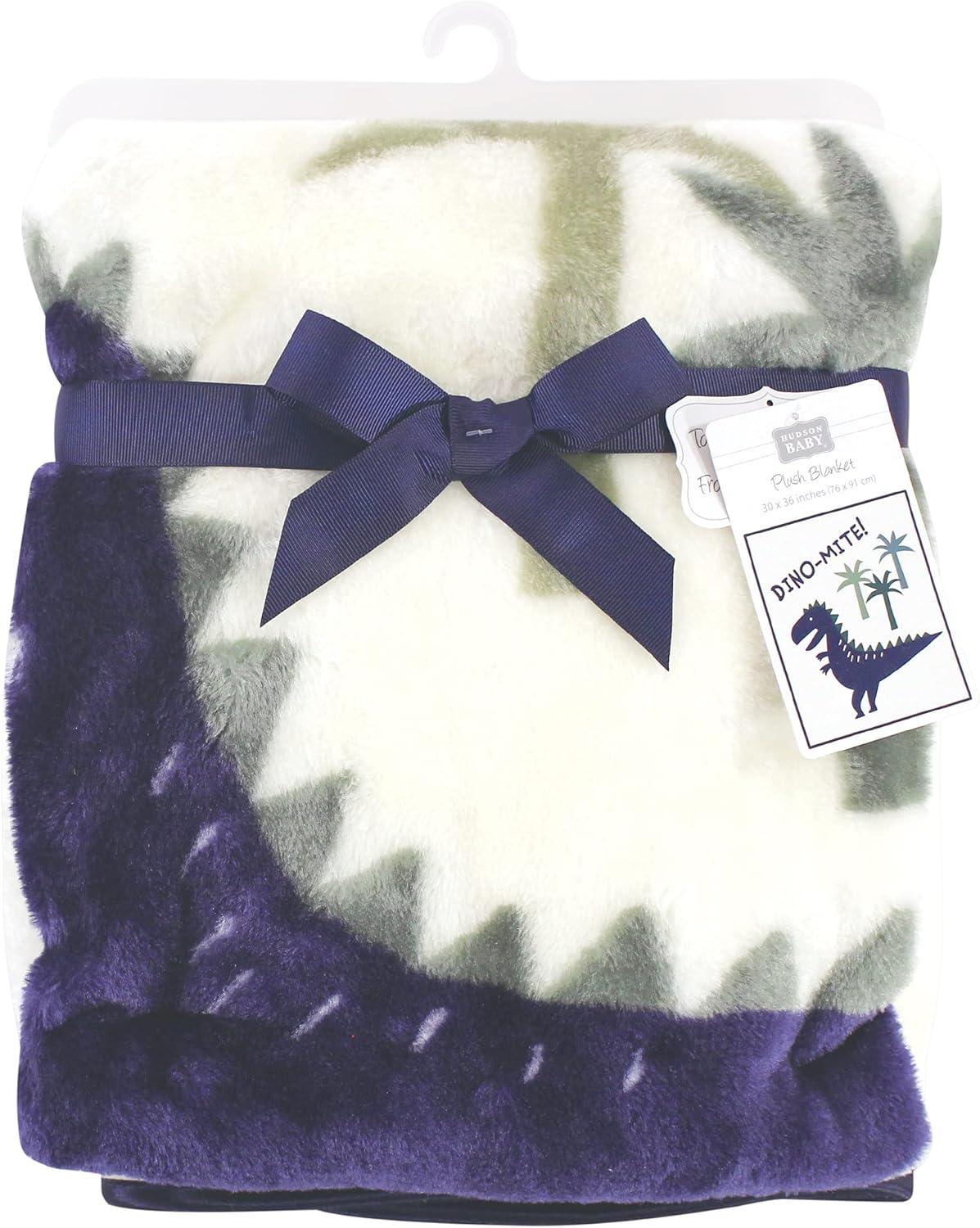 imageHudson Baby Unisex Baby High Pile Plush Blanket Moose Wonderful Time One SizeDinomite Dinosaur