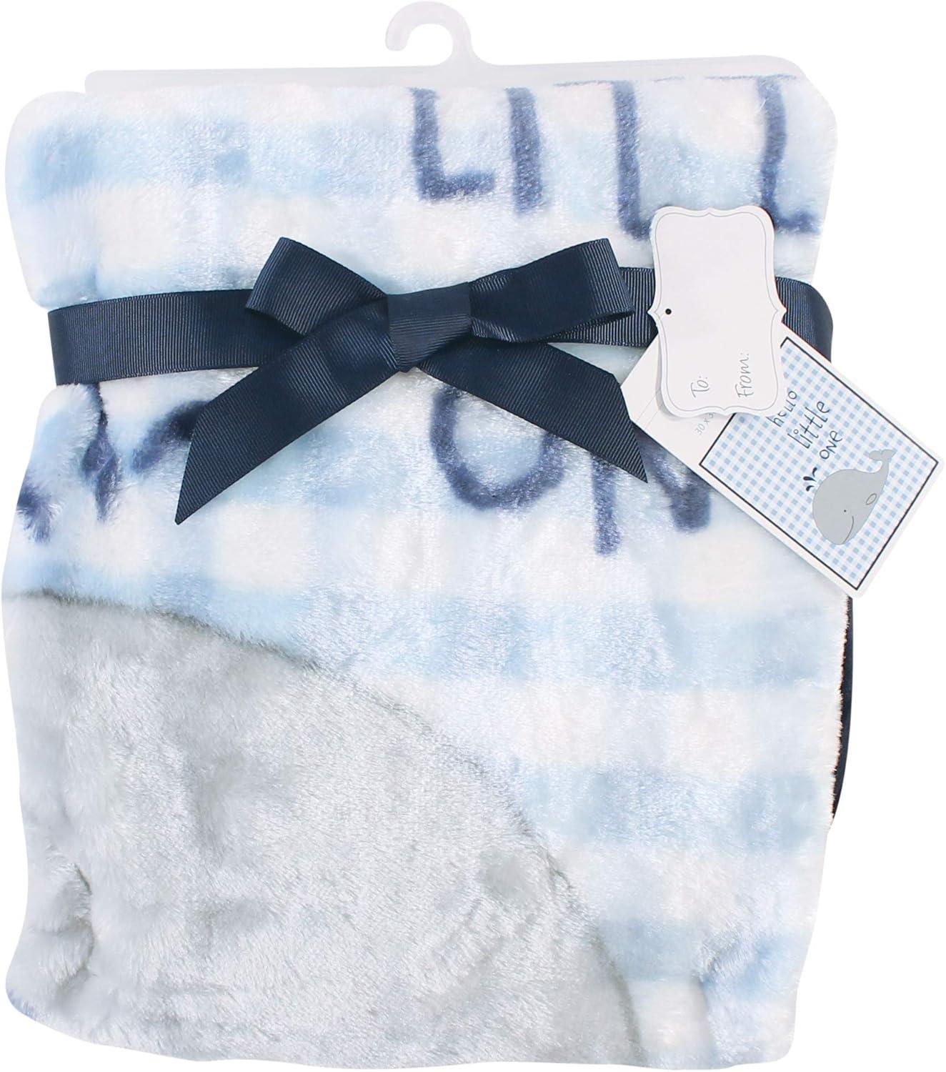 imageHudson Baby Unisex Baby High Pile Plush Blanket Moose Wonderful Time One SizeHello Little One