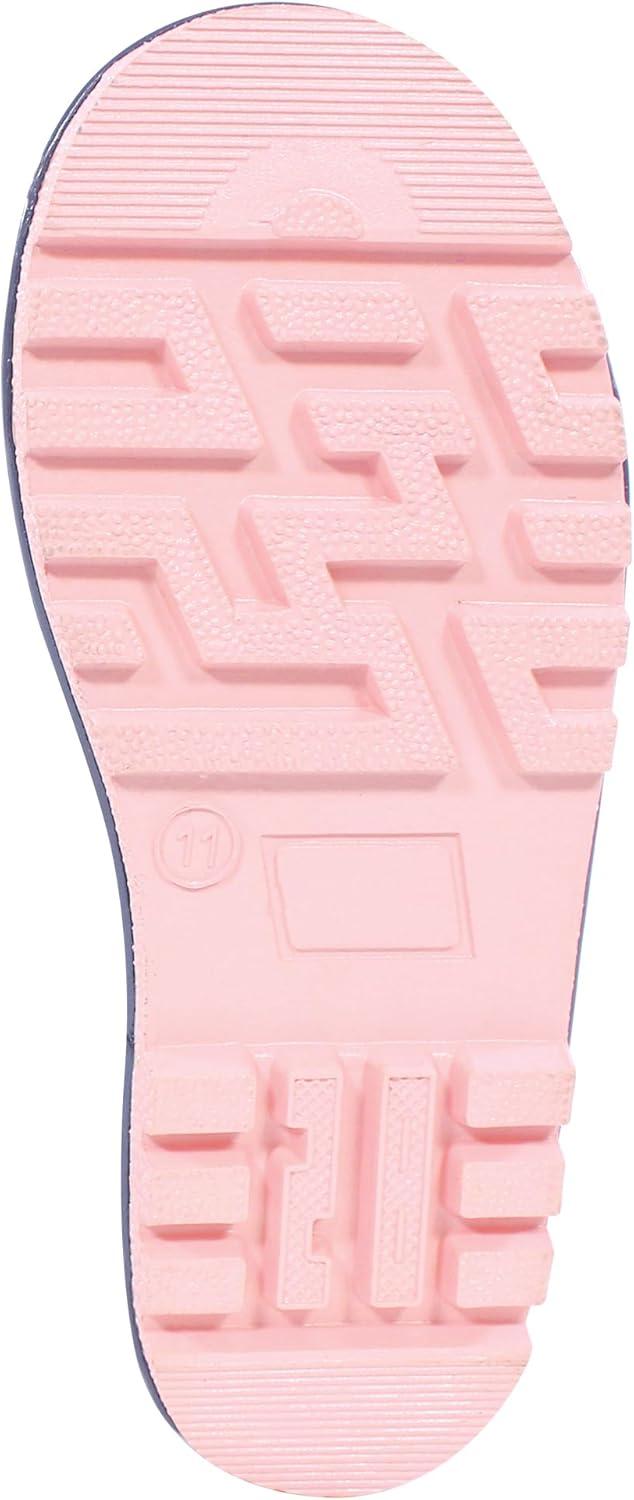 imageHudson Baby Unisex Baby and Toddler Rain BootsBlue Butterfly Floral