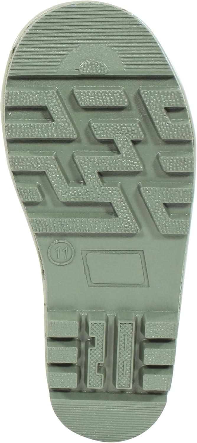 imageHudson Baby Unisex Baby and Toddler Rain BootsNeutral Sage Dinosaurs