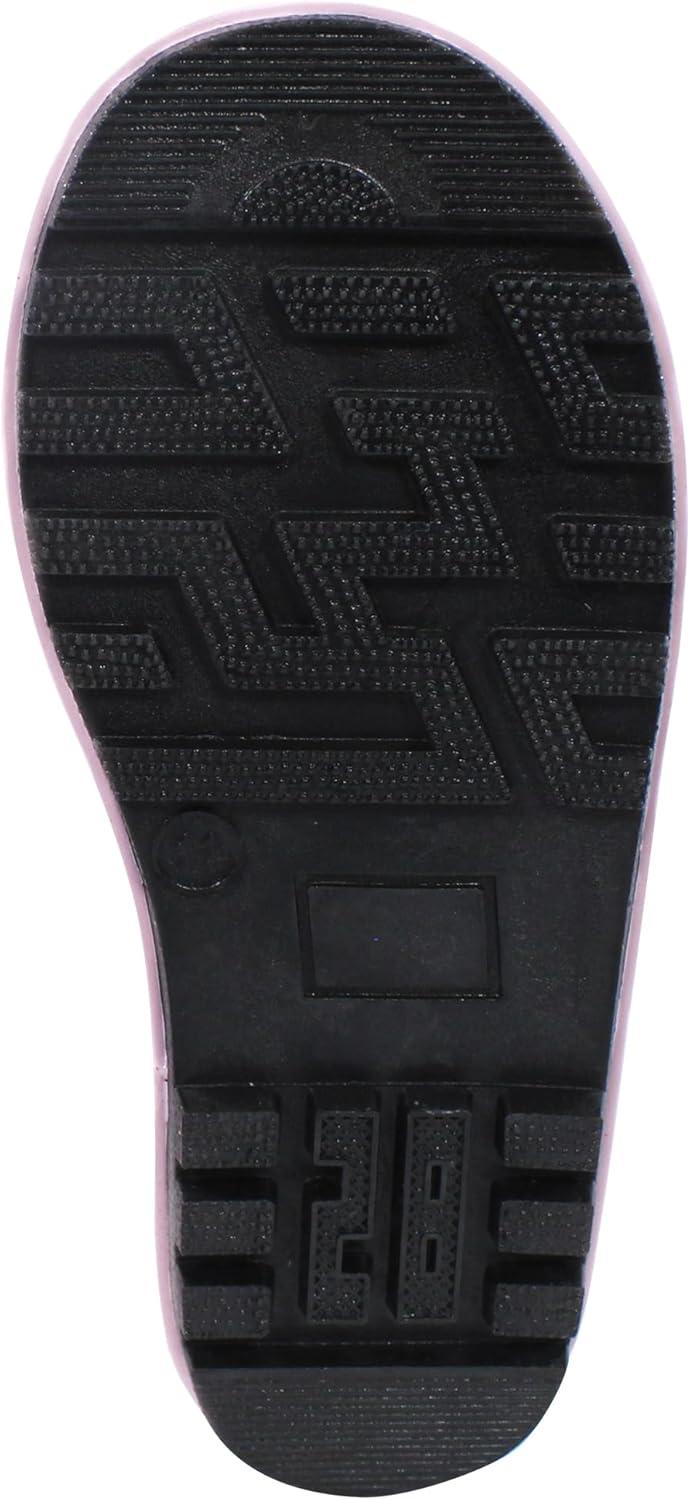 imageHudson Baby Unisex Baby and Toddler Rain BootsPink Black Bow