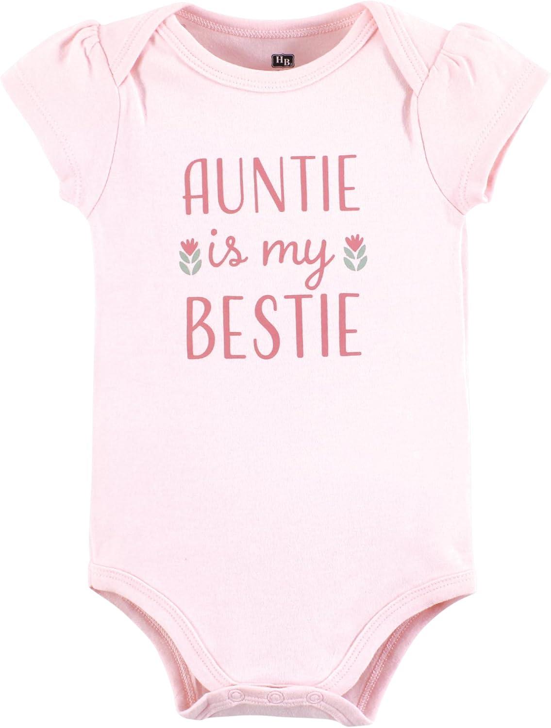 imageHudson Baby babyboys Cotton Bodysuits 3packAuntie Bestie