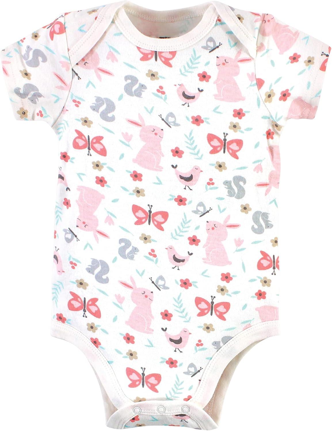 imageHudson Baby babygirls Cotton Bodysuits 5packSweet Bunny