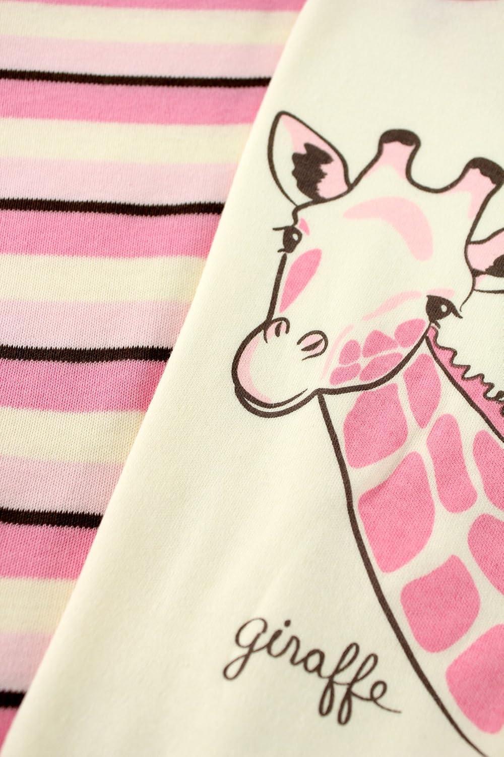 imageTouched by Nature babyboys Organic Cotton Bodysuit and Pant SetLayette SetGiraffe