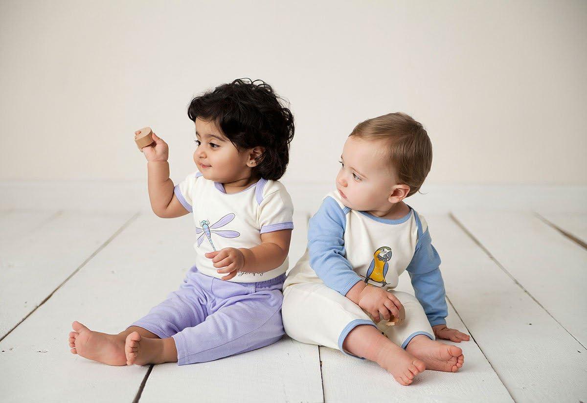 imageTouched by Nature babyboys Organic Cotton Bodysuit and Pant SetLayette SetGiraffe