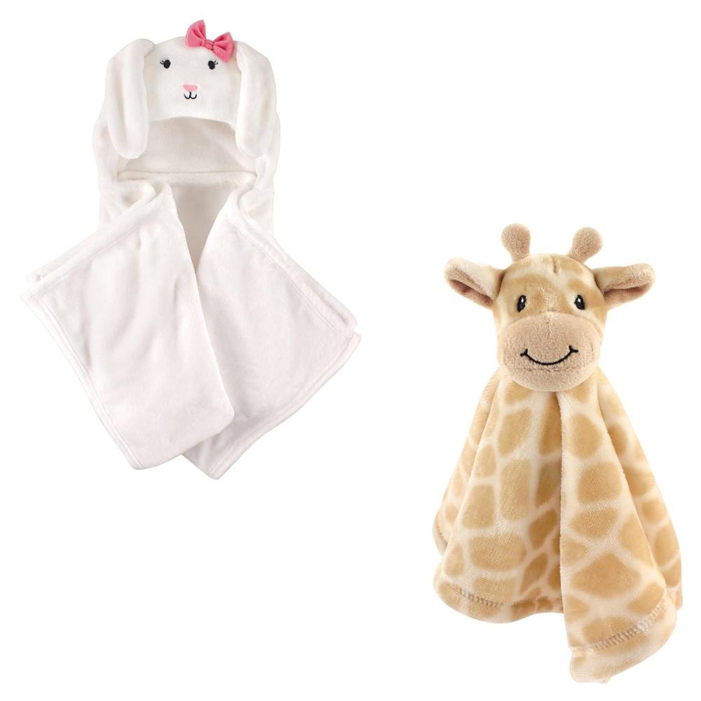 imageHooded Blanket ampamp Security BlanketBunnyGiraffe