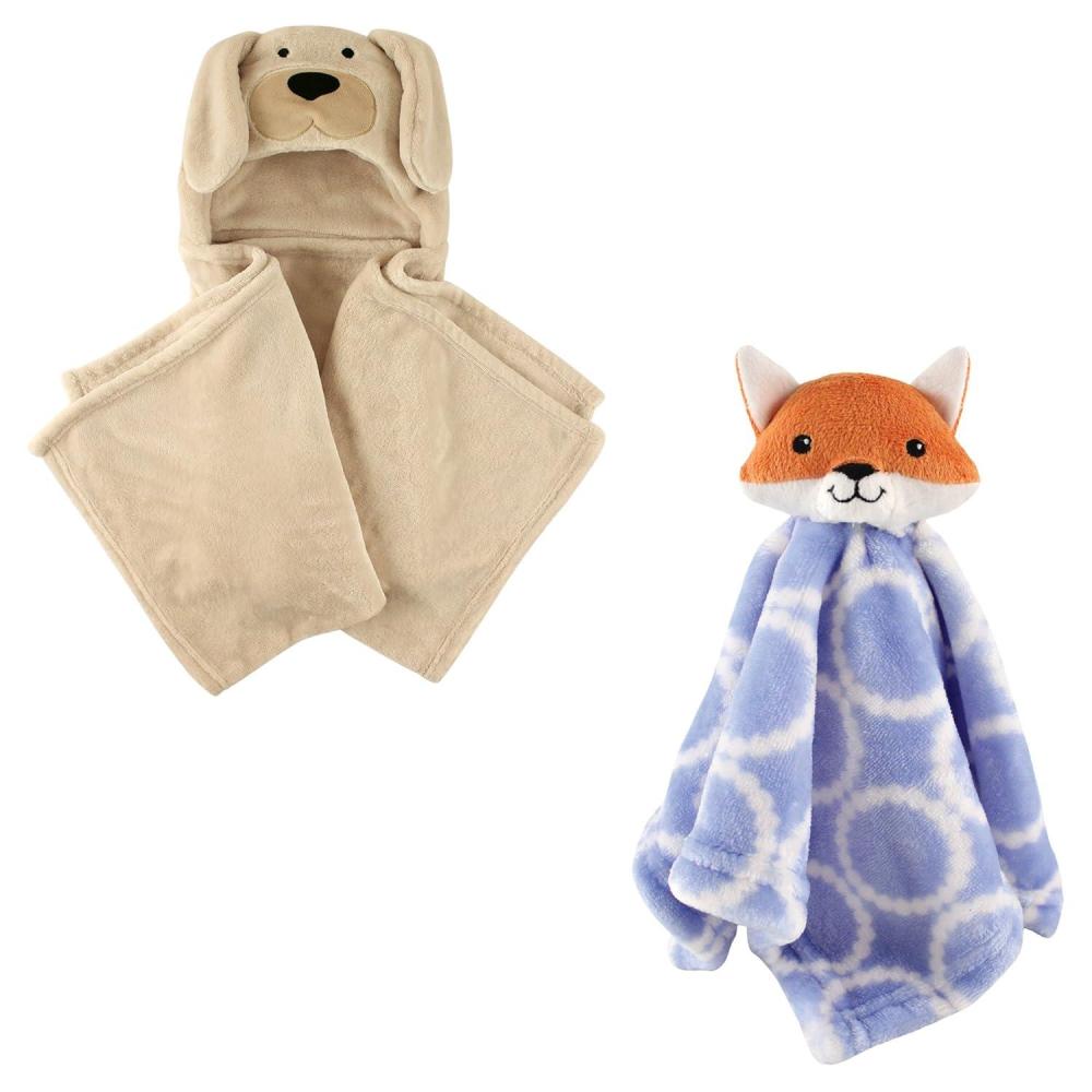 imageHooded Blanket ampamp Security BlanketDogBlue Fox