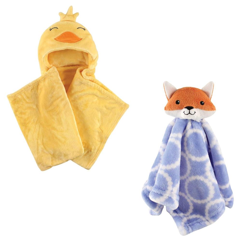 imageHooded Blanket ampamp Security BlanketDuckBlue Fox