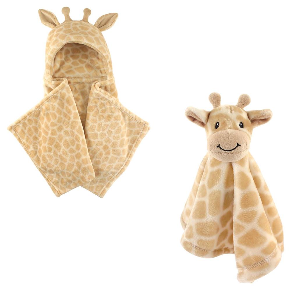 imageHooded Blanket ampamp Security BlanketGiraffeGiraffe