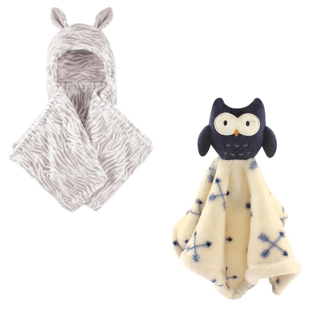 imageHooded Blanket ampamp Security BlanketZebraBoy Owl