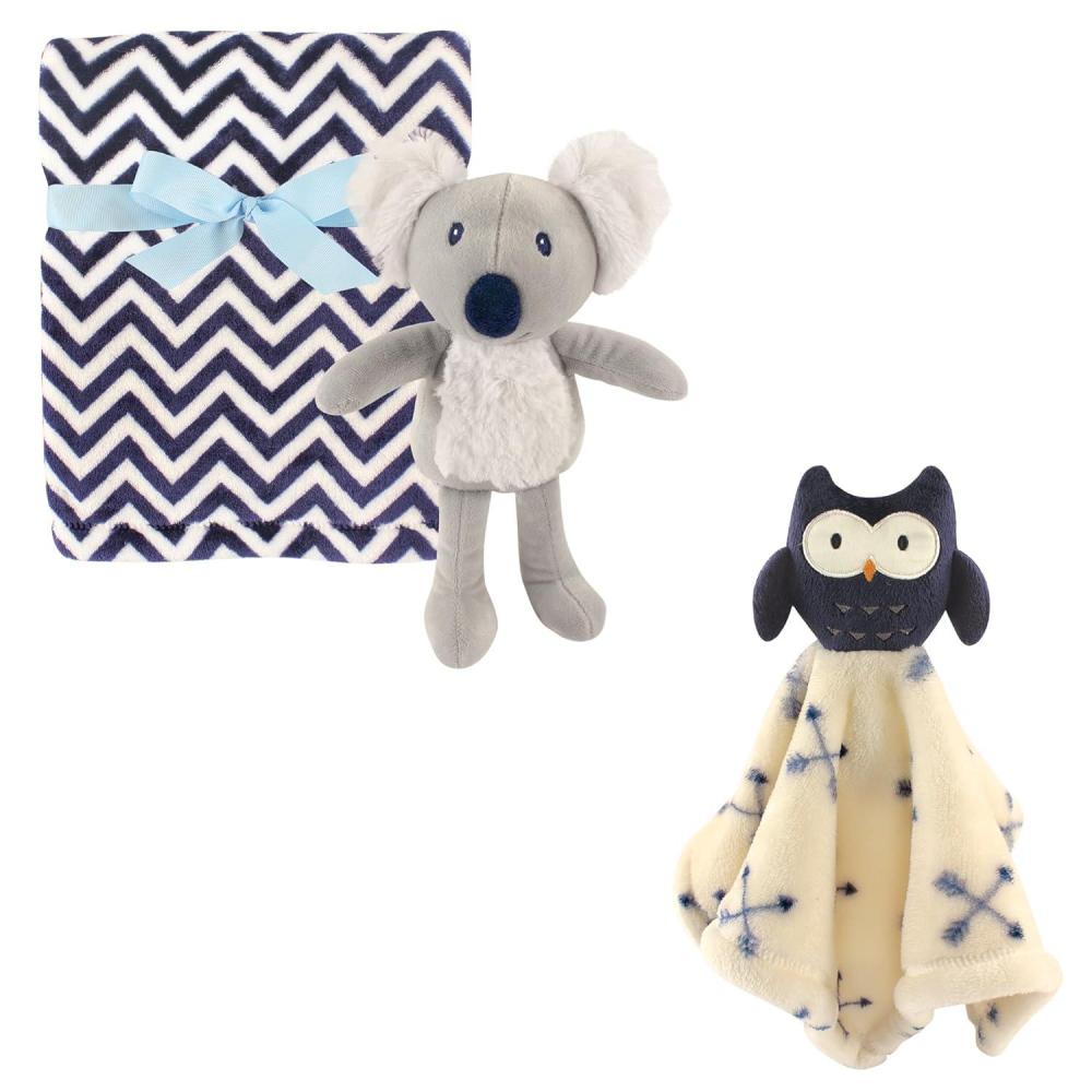 imageHudson Baby Plush Blanket Security Blanket ampamp ToyBoy KoalaBoy Owl