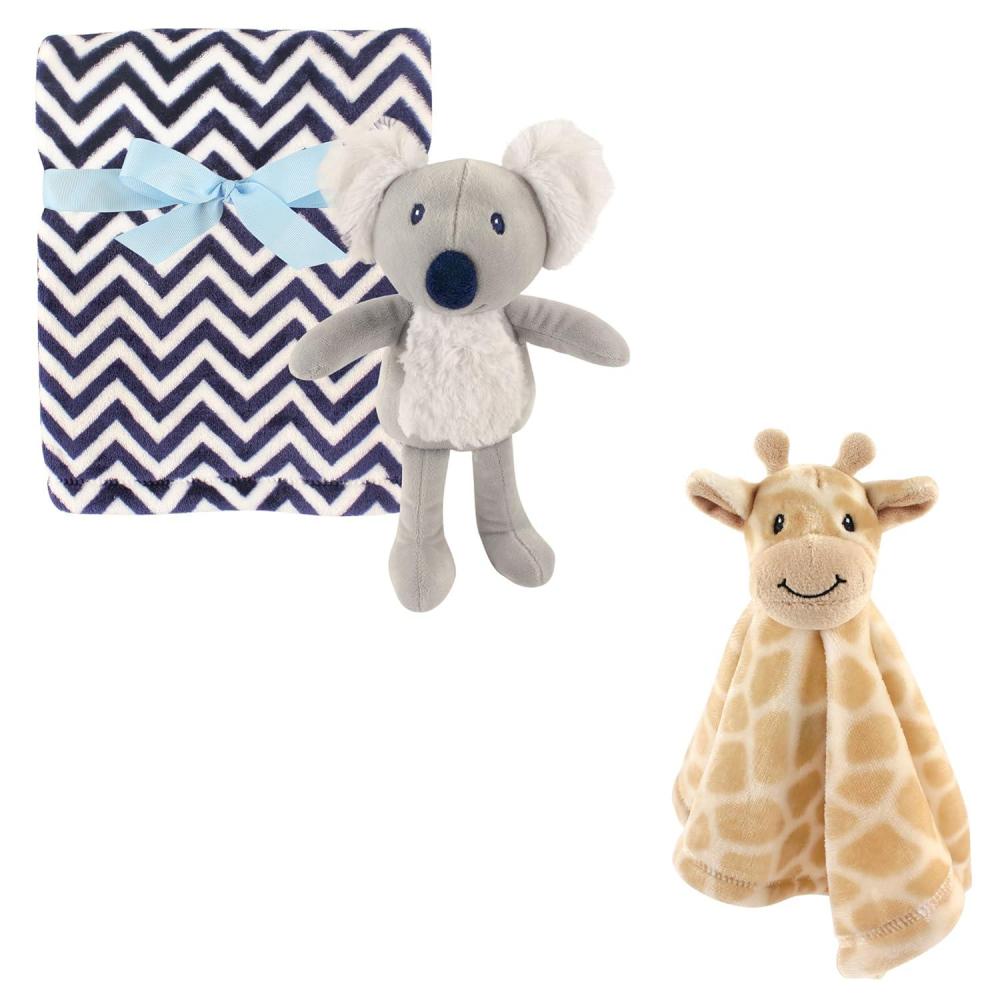 imageHudson Baby Plush Blanket Security Blanket ampamp ToyBoy KoalaGiraffe