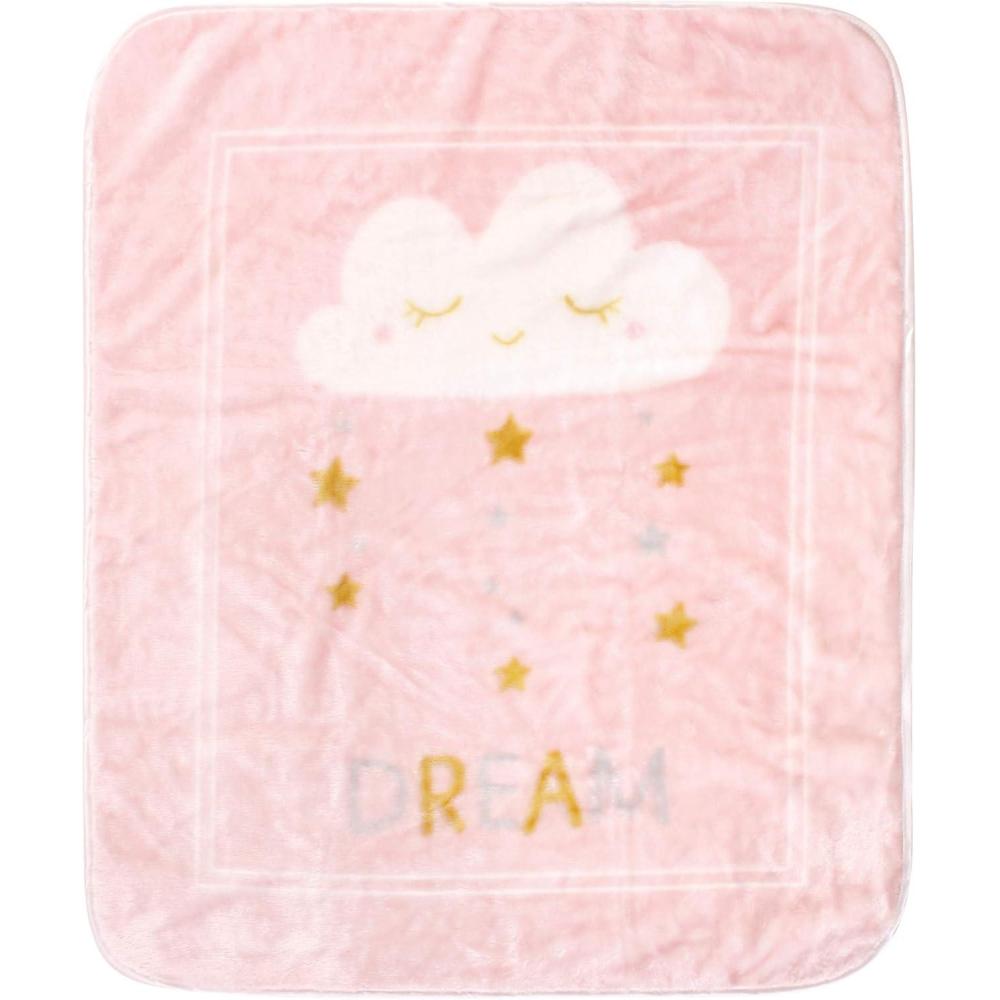 imageHudson Baby Unisex Baby High Pile Plush Blanket Moose Wonderful Time One SizeDream Stars