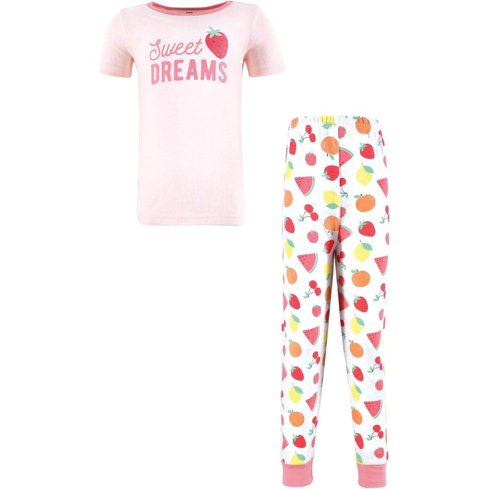 imageHudson Baby Unisex Baby and Toddler Cotton Pajama SetFruit Salad Dreams