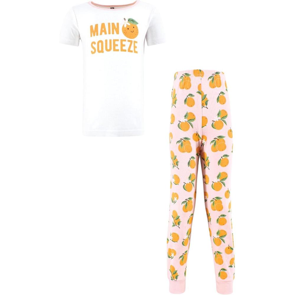 imageHudson Baby Unisex Baby and Toddler Cotton Pajama SetMain Squeeze Orange