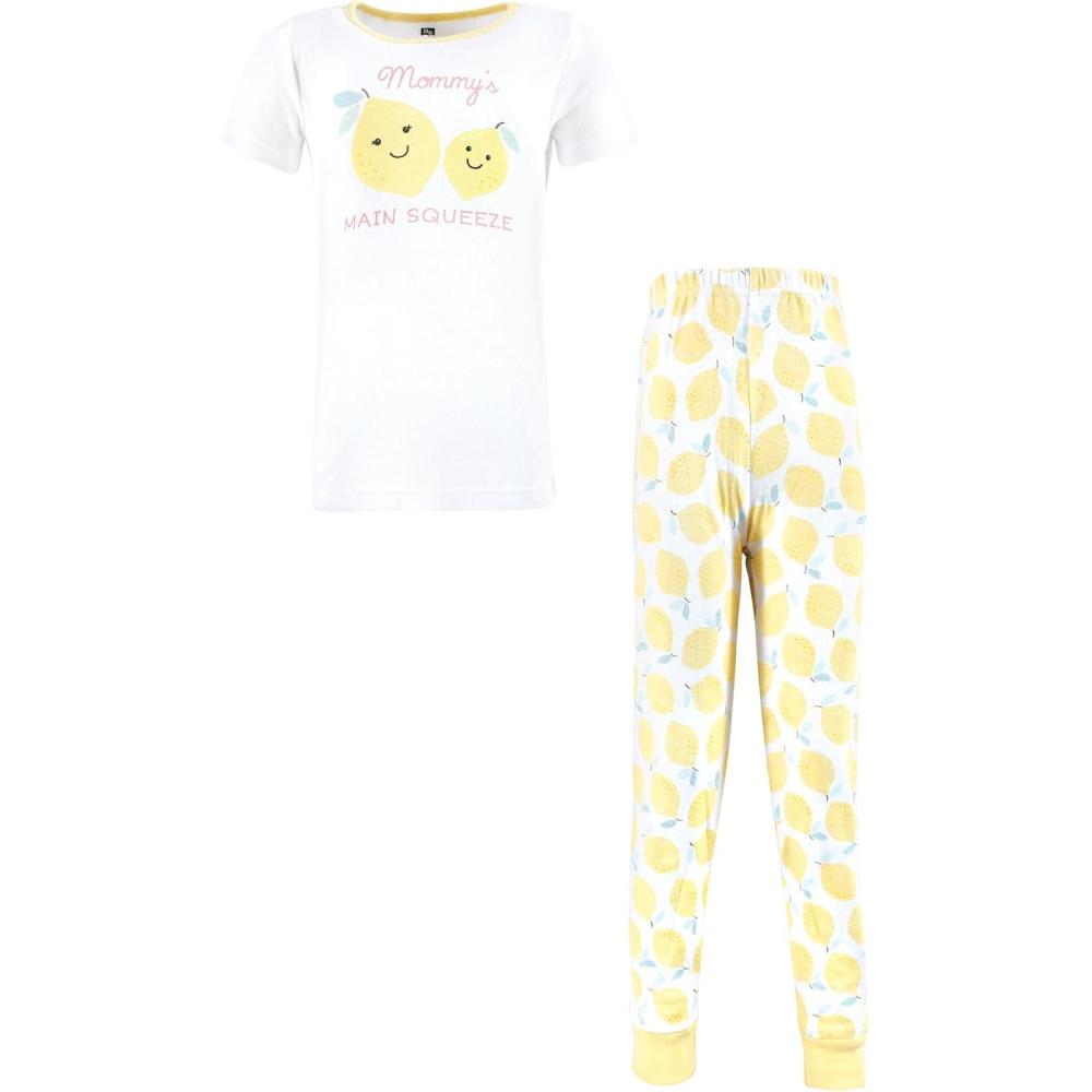 imageHudson Baby Unisex Baby and Toddler Cotton Pajama SetMint Lemon