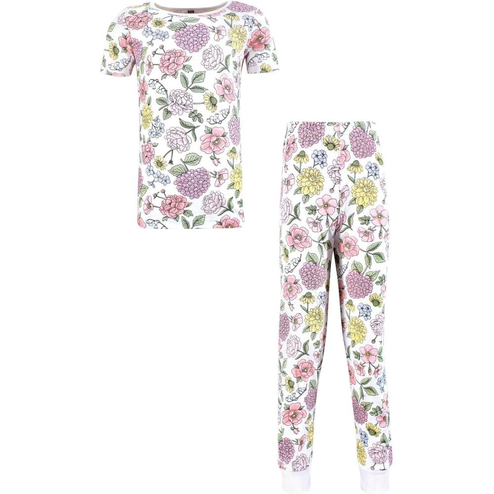 imageHudson Baby Unisex Baby and Toddler Cotton Pajama SetVintage Blossom