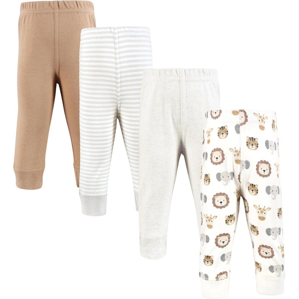 imageHudson Baby Unisex Baby and Toddler Cotton Pants and LeggingsHappy Little One Safari