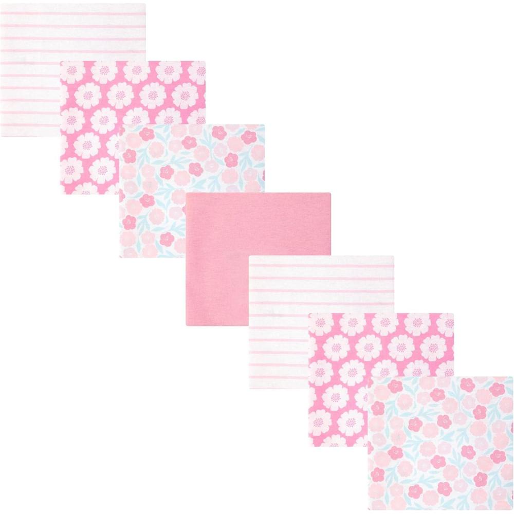 imageHudson Baby UnisexBaby ClassicPink Daisies