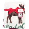 imageHudson Baby Unisex Baby High Pile Plush Blanket Moose Wonderful Time One SizeMoose Wonderful Time