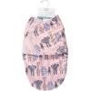 imageHudson Baby Unisex Baby Plush Swaddle Wrap Navy Star 03 MonthsPink Safari