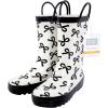 imageHudson Baby Unisex Baby and Toddler Rain BootsBlack Bows