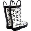 imageHudson Baby Unisex Baby and Toddler Rain BootsBlack Bows