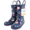 imageHudson Baby Unisex Baby and Toddler Rain BootsBlue Butterfly Floral
