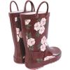 imageHudson Baby Unisex Baby and Toddler Rain BootsBurgundy Floral