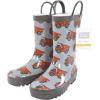imageHudson Baby Unisex Baby and Toddler Rain BootsDump Truck