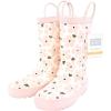imageHudson Baby Unisex Baby and Toddler Rain BootsPink Sage Floral