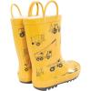 imageHudson Baby Unisex Baby and Toddler Rain BootsYellow Construction