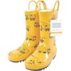 imageHudson Baby Unisex Baby and Toddler Rain BootsYellow Construction