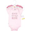 imageHudson Baby babyboys Cotton Bodysuits 3packAuntie Bestie