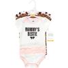 imageHudson Baby babyboys Cotton Bodysuits 3packMommys Bestie Leopard Tutu