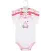 imageHudson Baby babygirls Cotton Bodysuits 5packBird Cage