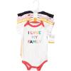 imageHudson Baby babygirls Cotton Bodysuits 5packGirl Bold Family