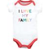 imageHudson Baby babygirls Cotton Bodysuits 5packGirl Bold Family