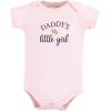 imageHudson Baby babygirls Cotton Bodysuits 5packGirl Daddy Pink Navy
