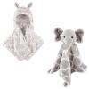 imageHooded Blanket ampamp Security BlanketZebraGray Elephant