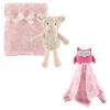 imageHudson Baby Plush Blanket Security Blanket ampamp ToyGirl LambPink Owl